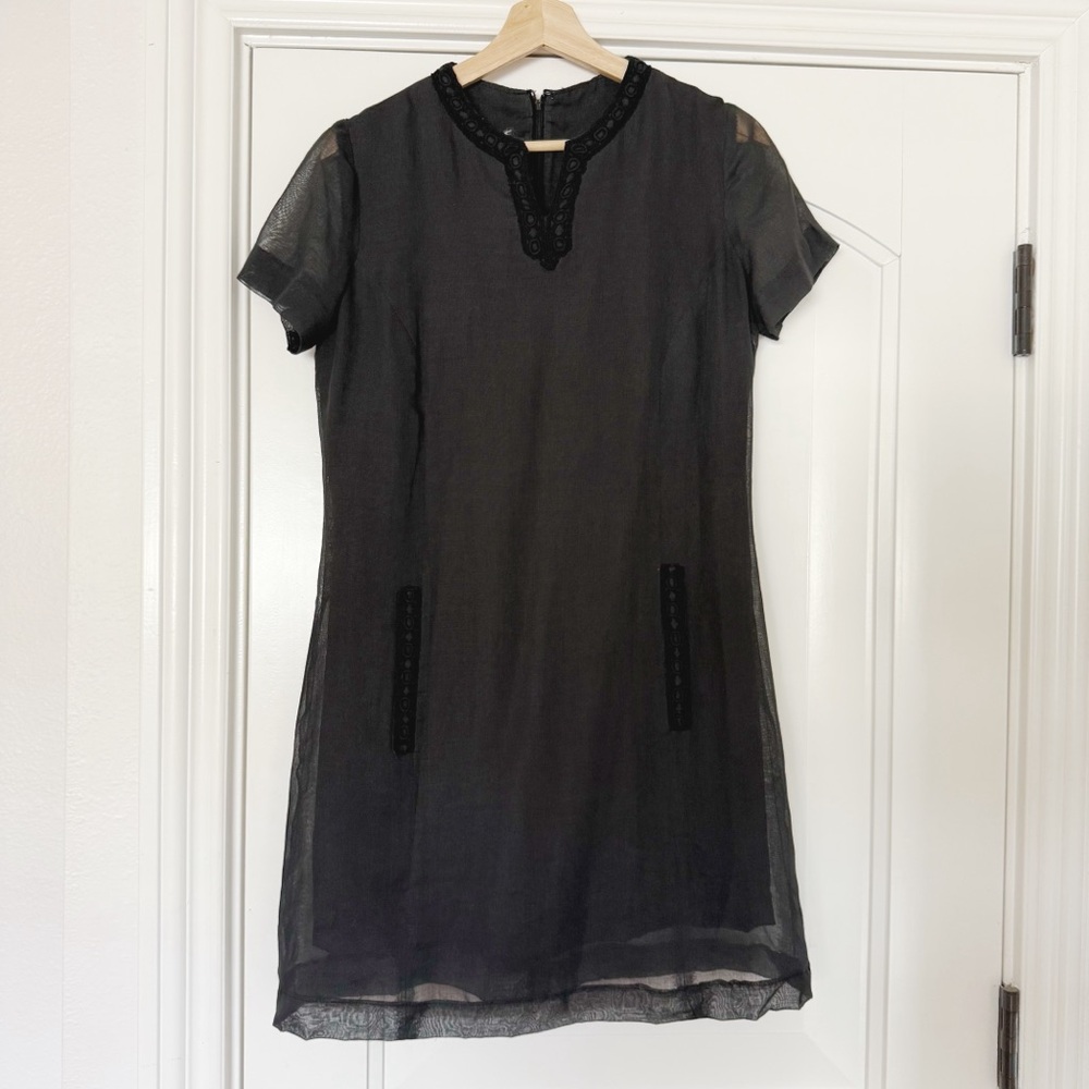 60’s Black Shift Dress